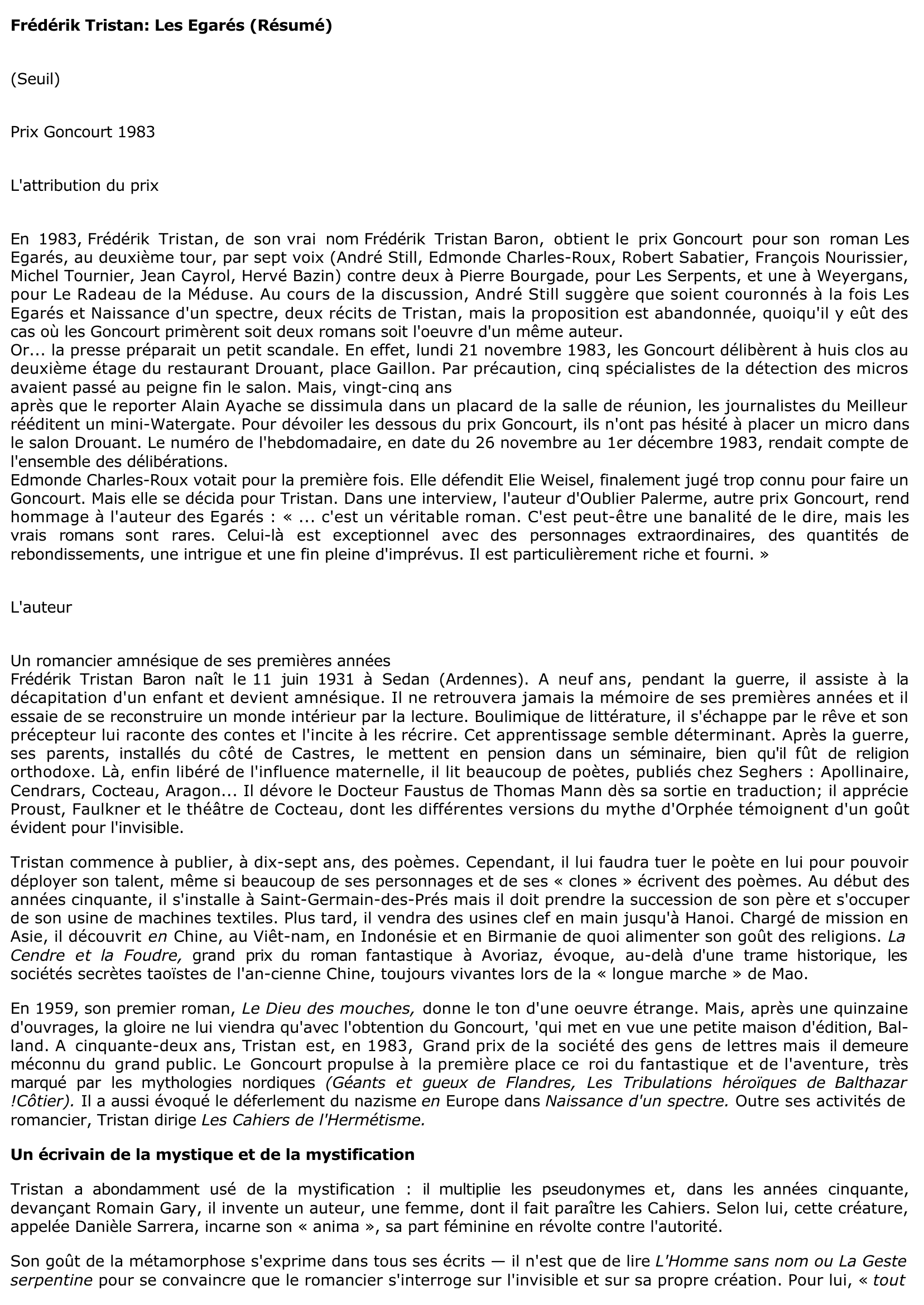 Prévisualisation du document Électre [Jean Giraudoux] - résumé et analyse.