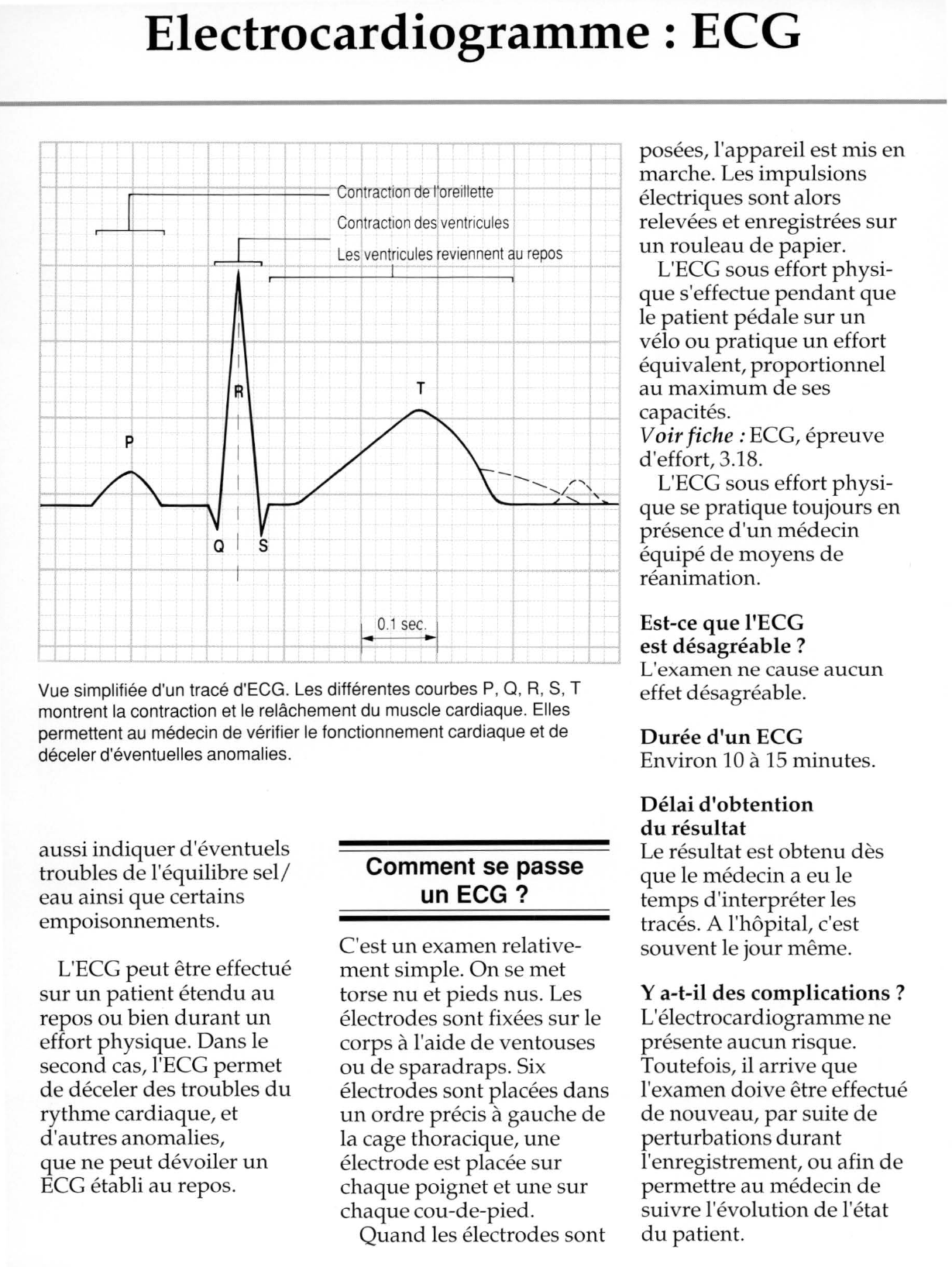 Prévisualisation du document Electrocardiogramme : ECG.