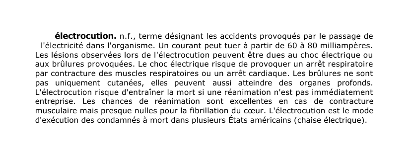 Prévisualisation du document électrocution.