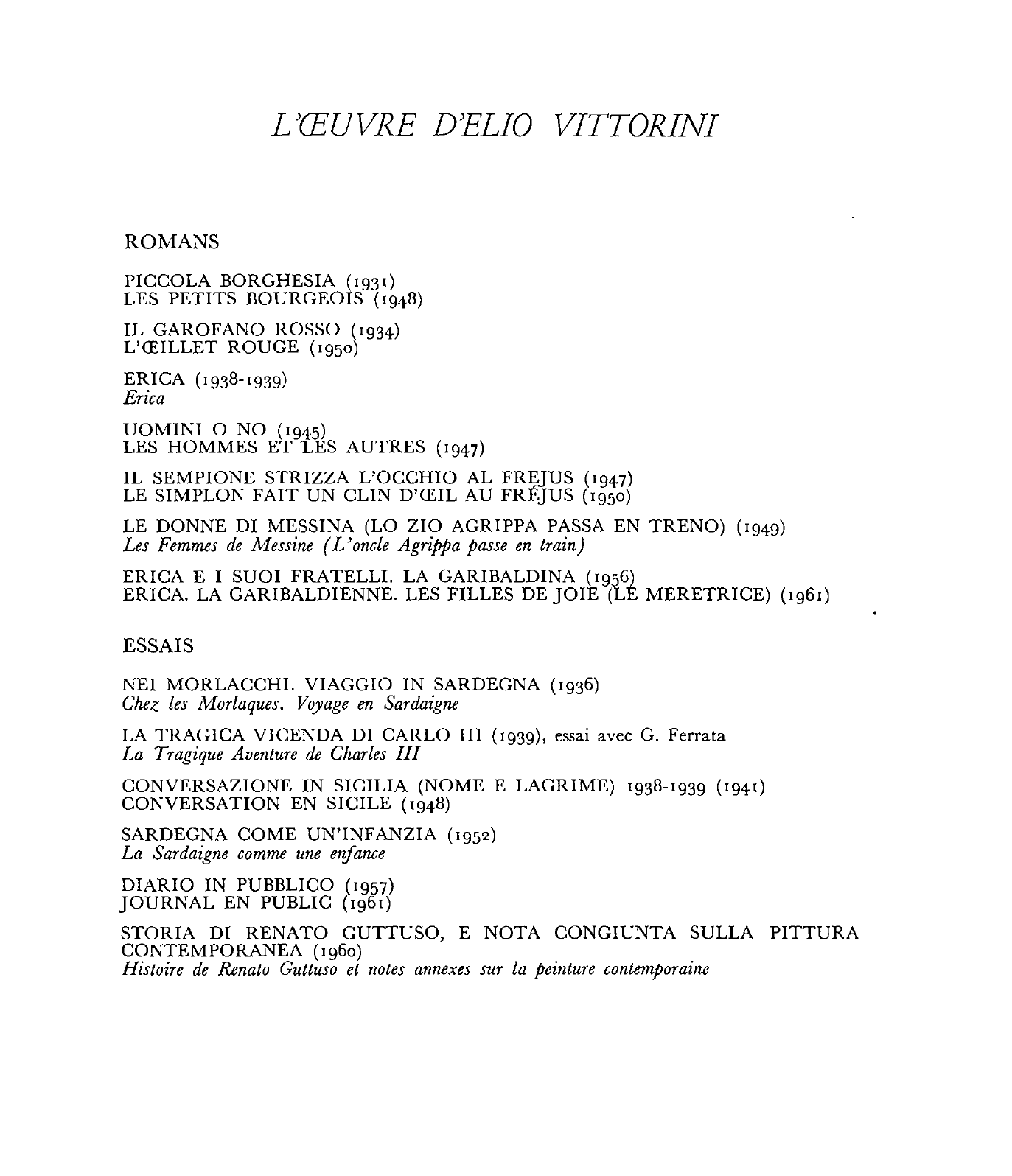 Prévisualisation du document ELIO VITTORINI (photographie)