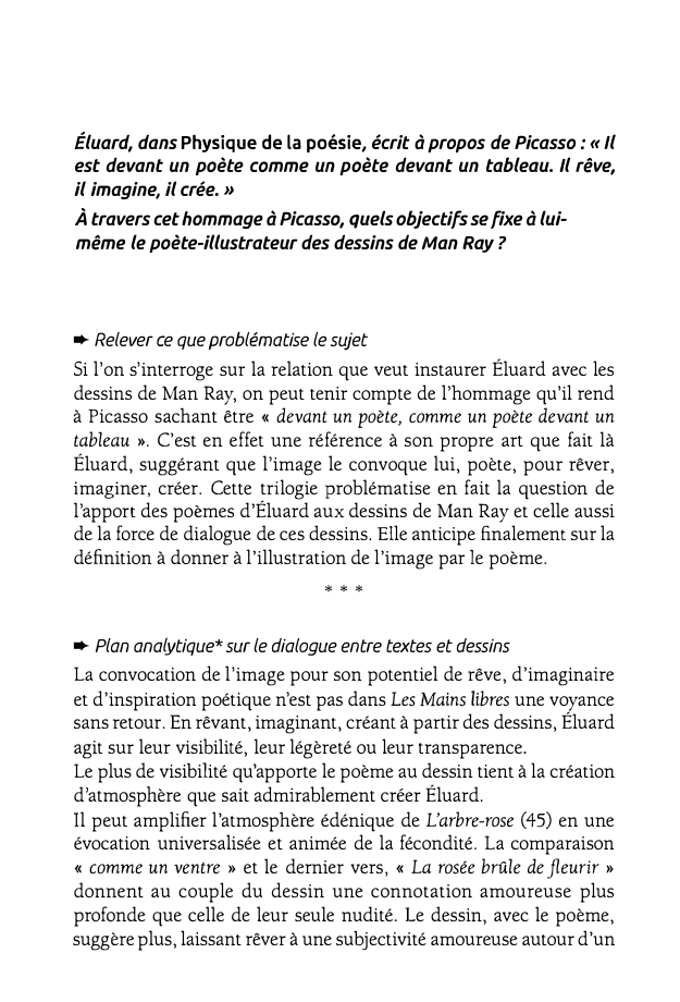 Prévisualisation du document Éluard, dans Physique de la poésie, écrit à propos de Picasso:« Il
est devant un poète comme un poète devant...