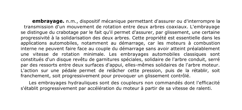 Prévisualisation du document embrayage.