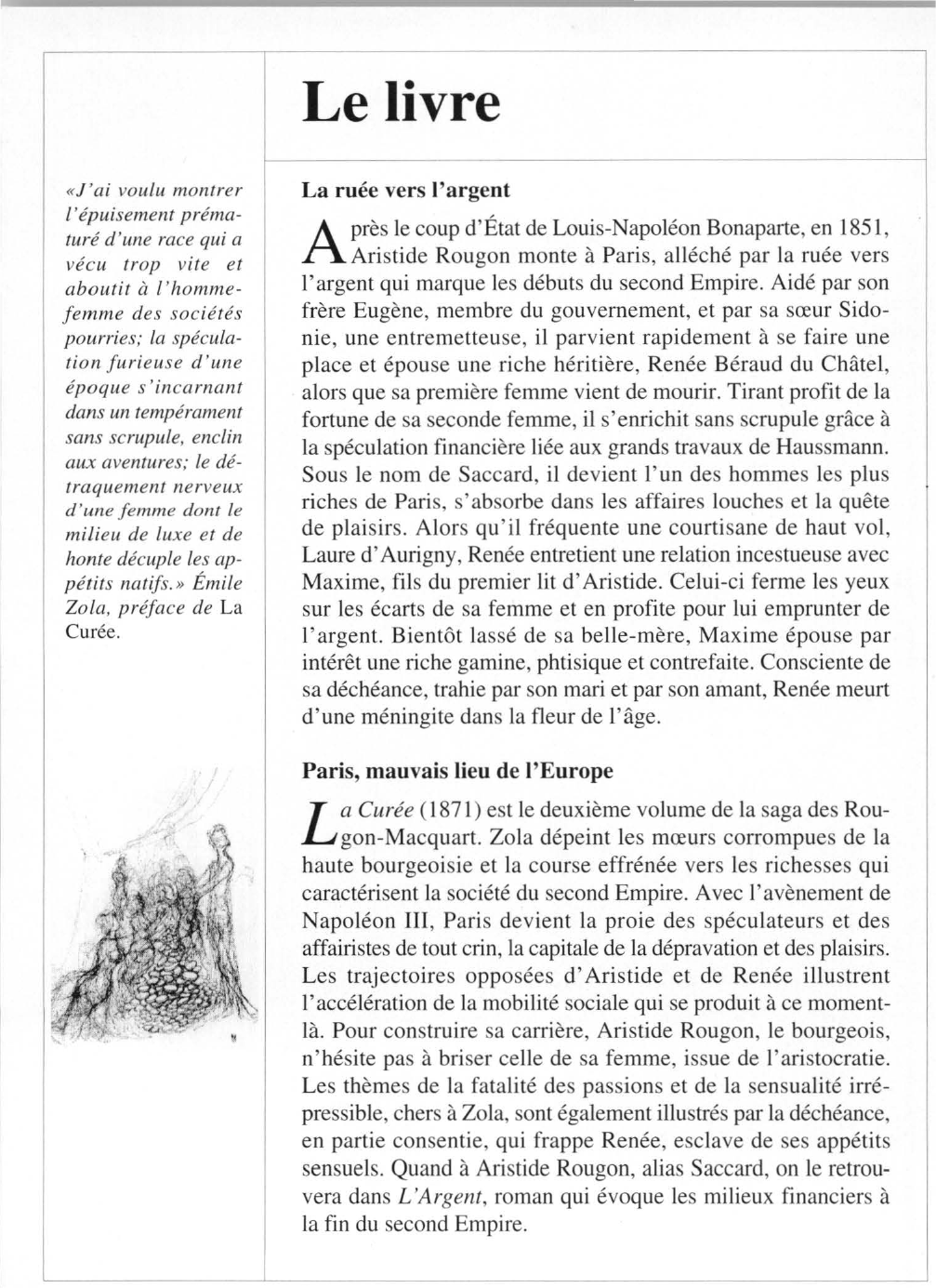 Prévisualisation du document Émile ZOLA : La Curée