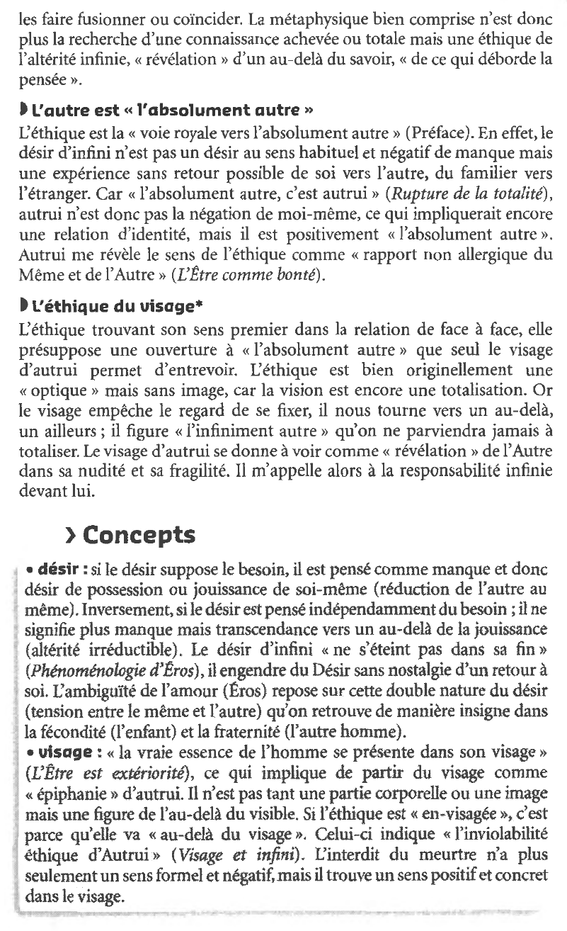 Prévisualisation du document EMMANUEL LEVINAS : TOTALITE ET INFINI (Résumé & Analyse)