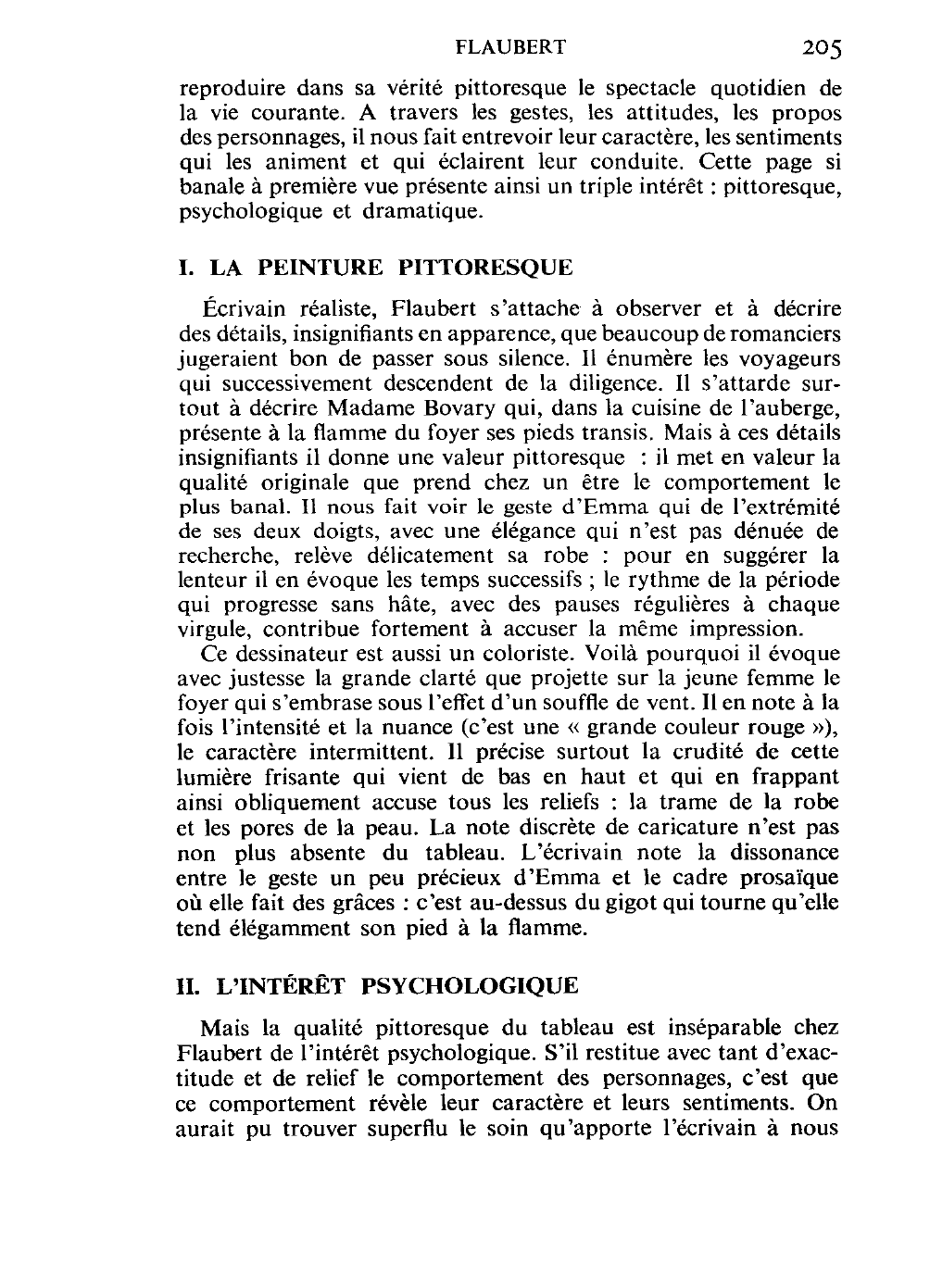 Prévisualisation du document En analysant cette page de « Madame Bovary », vous tenterez d'apprécier le talent de Flaubert romancier.