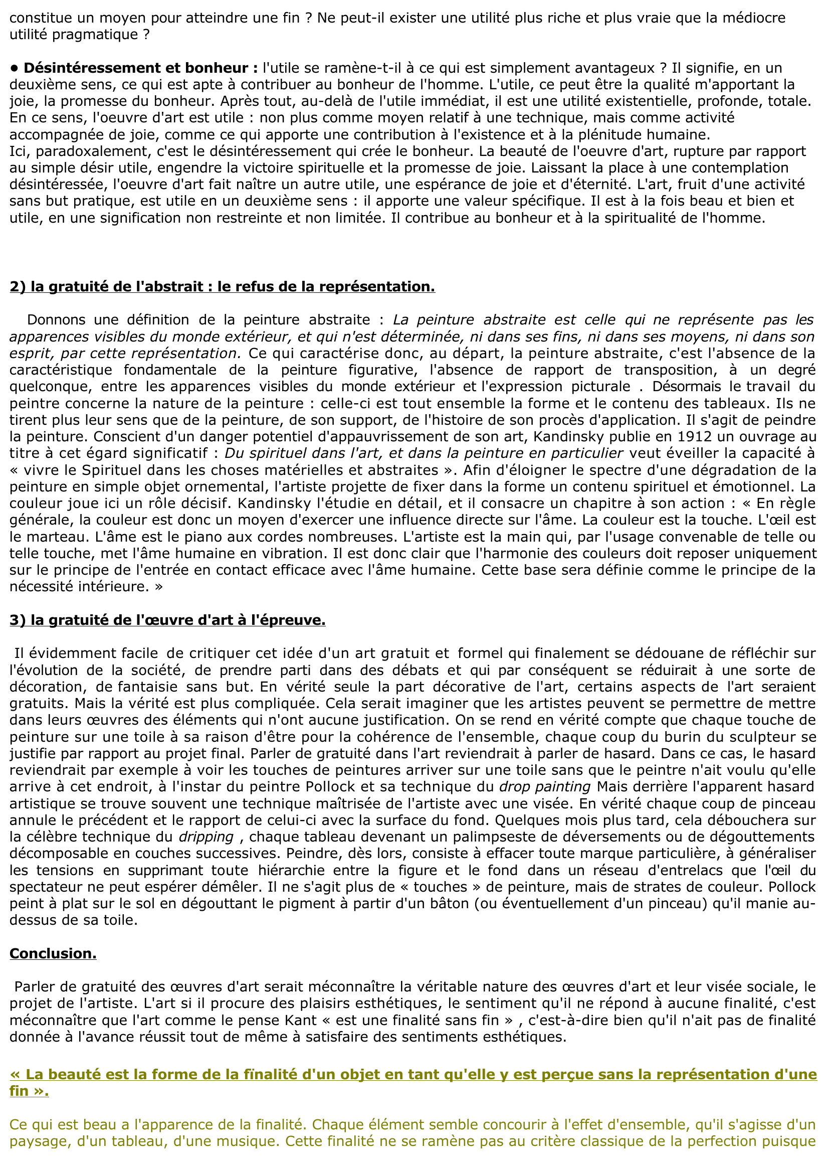 Prévisualisation du document En quel sens peut-on parler de la gratuité de l'art ?