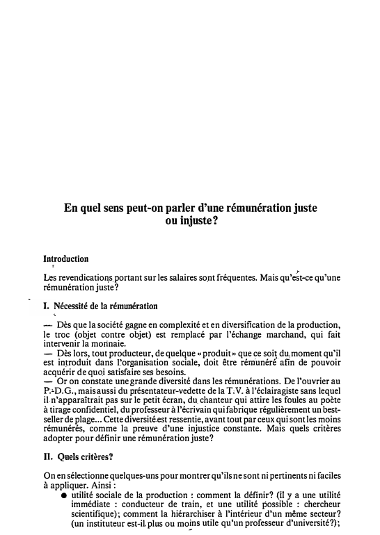 Prévisualisation du document En quel sens peut-on parler d'une rémunération juste ou injuste?