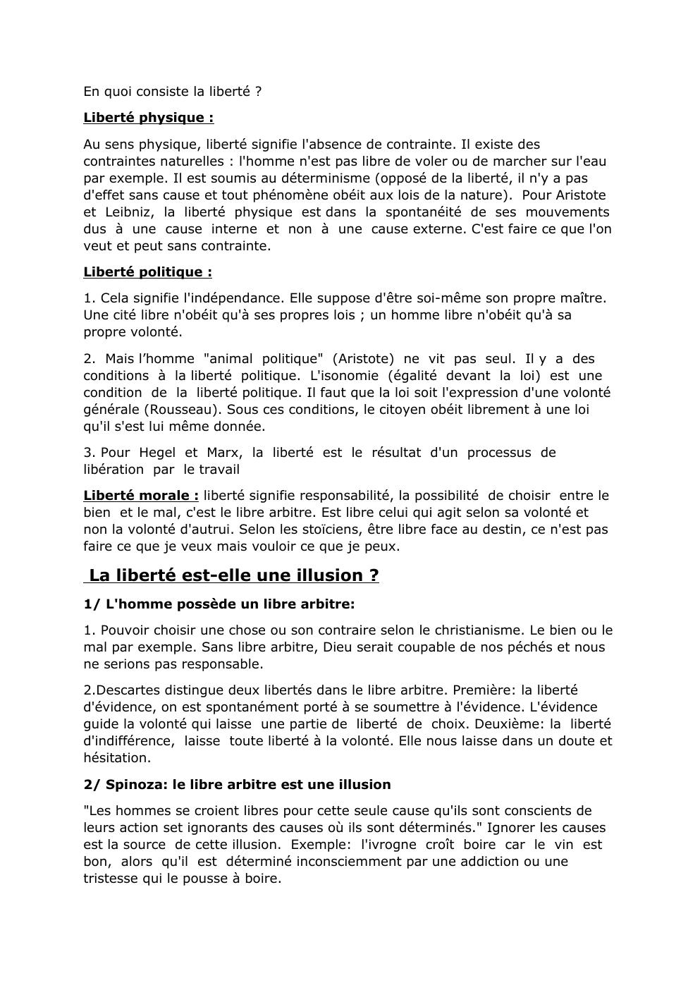 Prévisualisation du document En quoi consiste la liberté ?