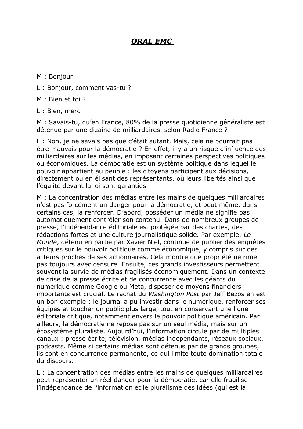 Prévisualisation du document En quoi la concentration des médias entre les mains de quelques milliardaires est-elle un danger pour la démocratie ?