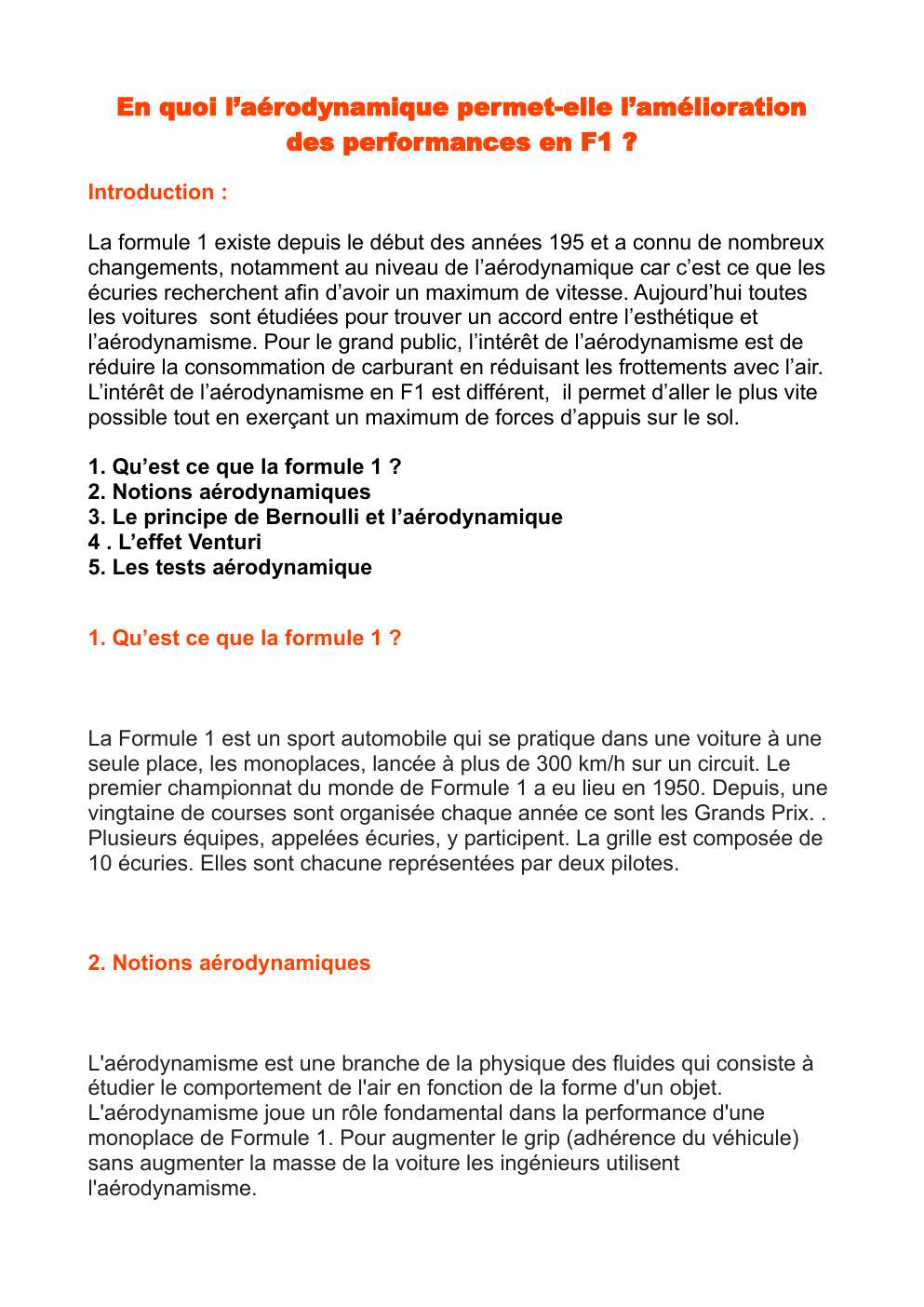 Prévisualisation du document En quoi l’aérodynamique permet-elle l’amélioration des performances en F1 ?