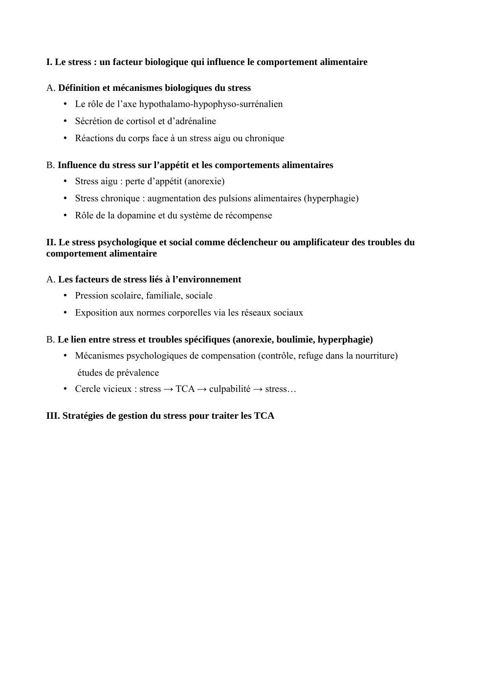 Prévisualisation du document en quoi le stress influence t il l'apparition et le développement des troubles du comportement alimentaire?