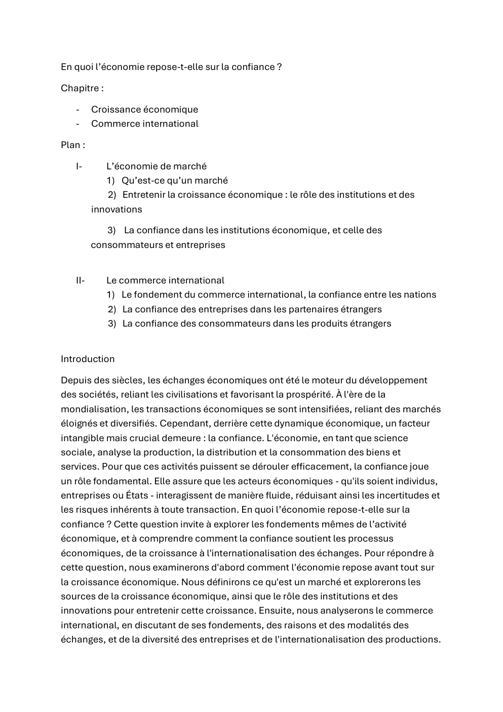 Prévisualisation du document En quoi l’économie repose-t-elle sur la confiance ?