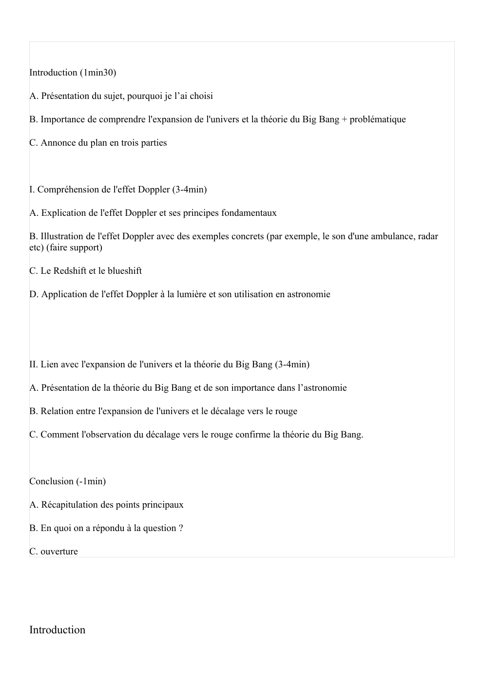 Prévisualisation du document En quoi l'étude de l'effet doppler permet de confirmer le phénomène d'expansion de l'univers et de valider la théorie du big bang