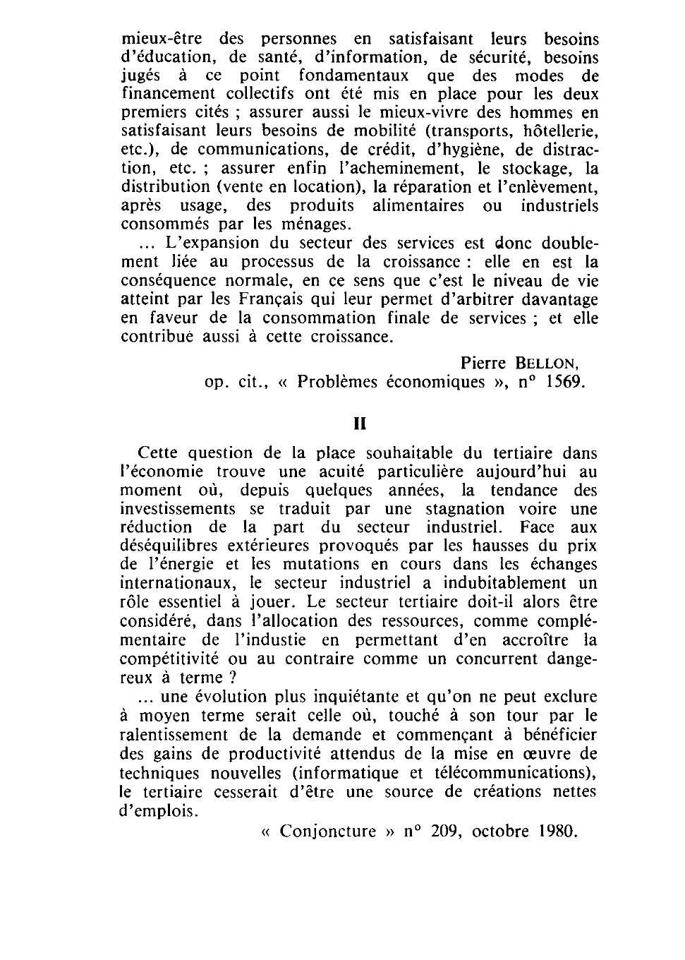 Prévisualisation du document En vous fondant sur les documents ci-joints,. ainsi que sur vos connaissances personnelles, vous analyserez les conséquences de la croissance du secteur tertiaire en France.