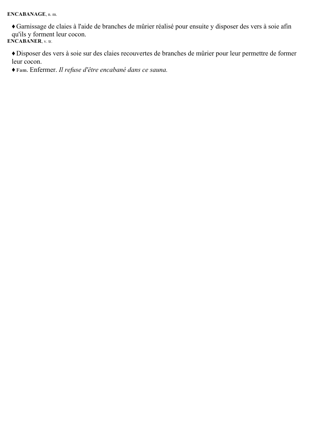 Prévisualisation du document ENCABANAGE, n.