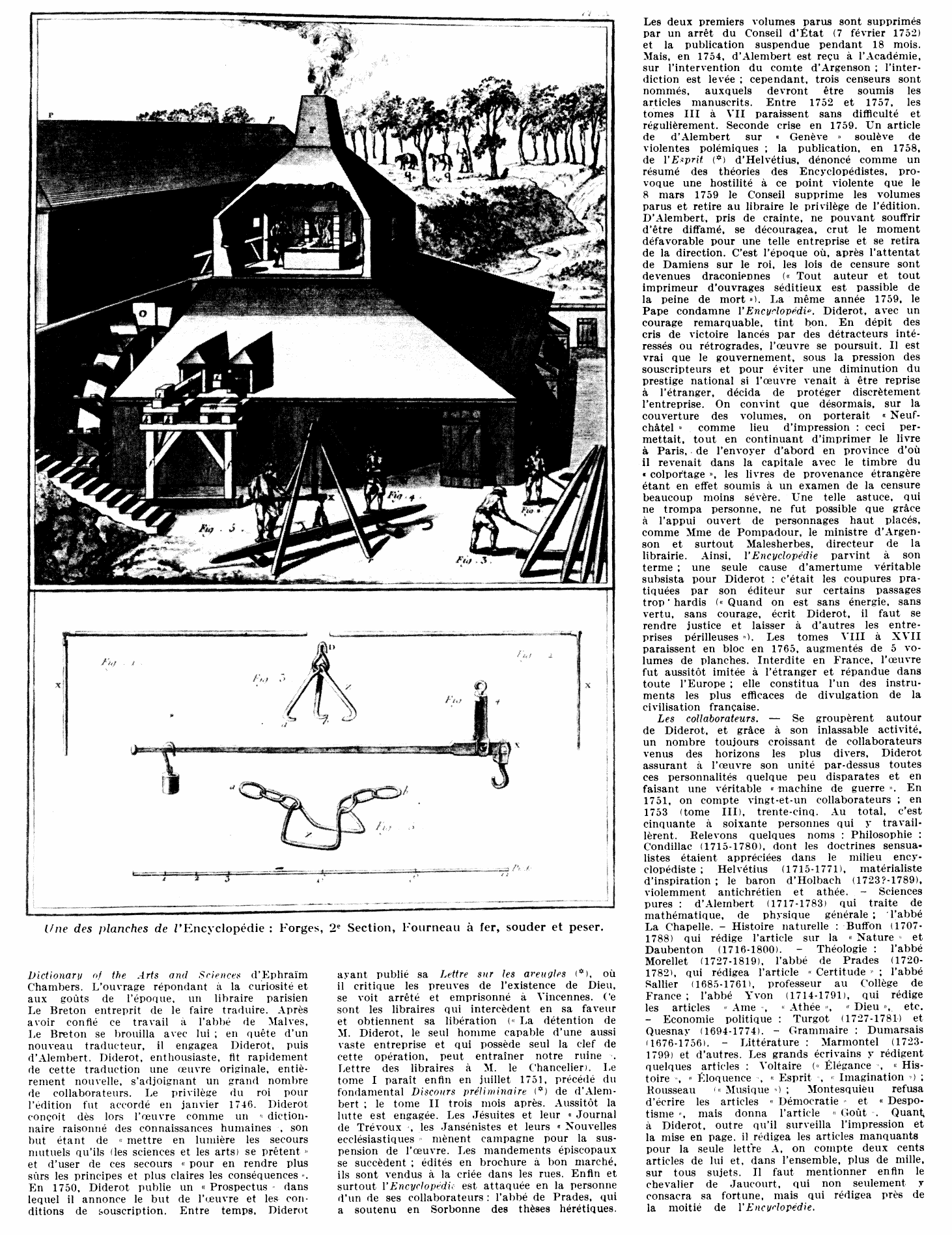 Prévisualisation du document ENCYCLOPÉDIE ou Dictionnaire raisonné des sciences, des arts et des métiers, par une société de gens de lettres.