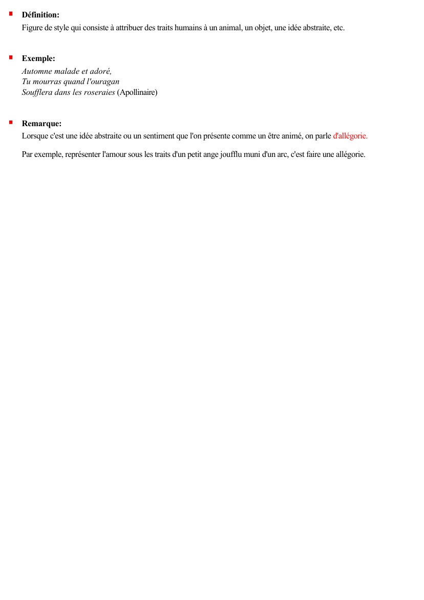 Prévisualisation du document Encyclopédie: personnification, allégorie (Français)