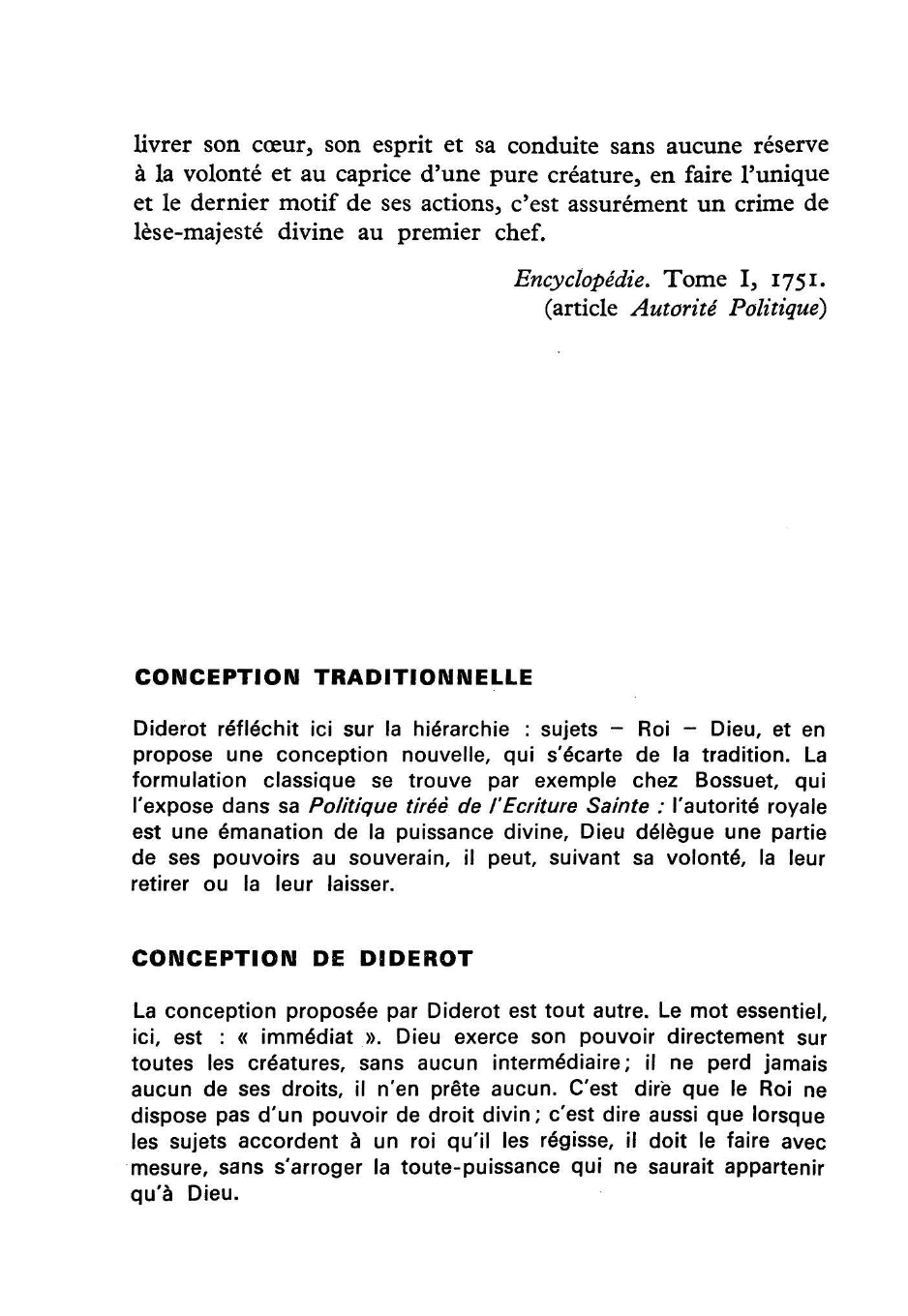 Prévisualisation du document Encyclopédie. Tome I, 1751 (article Autorité Politique)