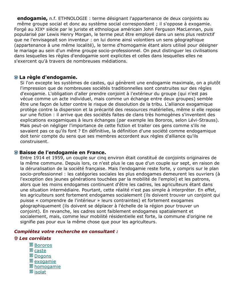 Prévisualisation du document endogamie, n.