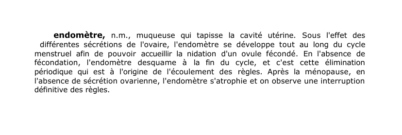 Prévisualisation du document endomètre, n.