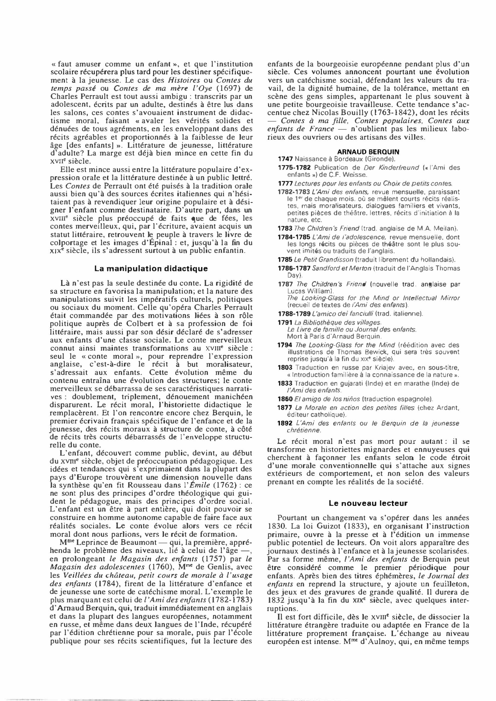 Prévisualisation du document ENFANCE et JEUNESSE (littérature d'— et de —)