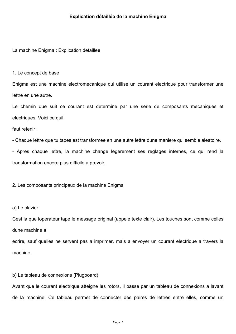 Prévisualisation du document Enigma explication