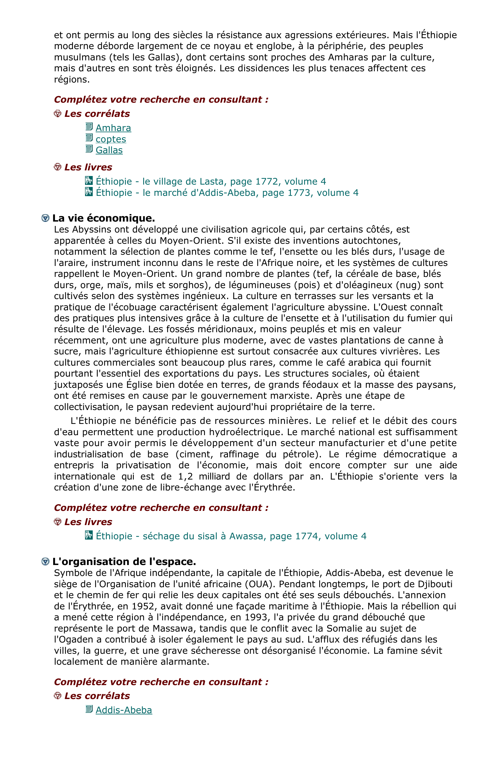 Prévisualisation du document Ensemble de hautes terres bien arrosées et fortement
peuplées, où, sous