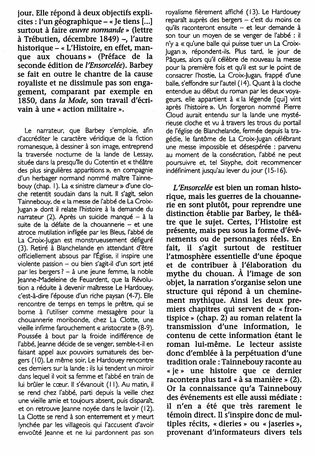 Prévisualisation du document Ensorcelée (L'). Roman de Jules Barbey d'Aurevilly (résumé de l'oeuvre & analyse détaillée)