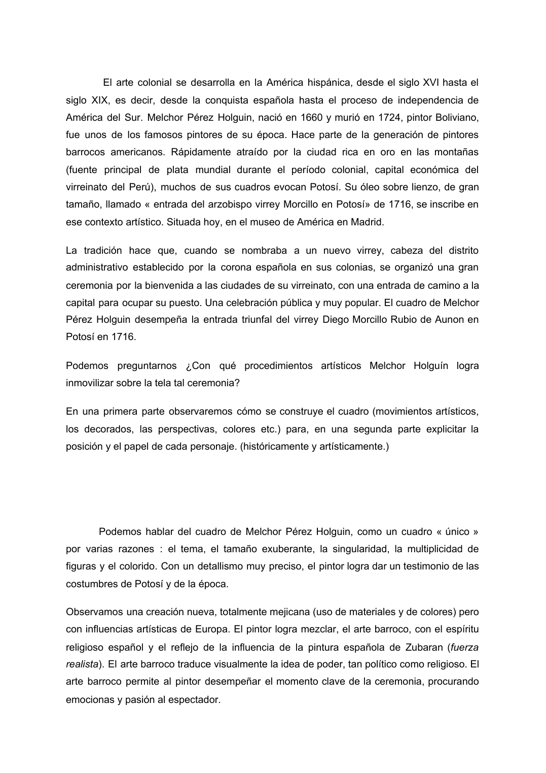 Prévisualisation du document Entrada del virrey Morcillo en Potosi.