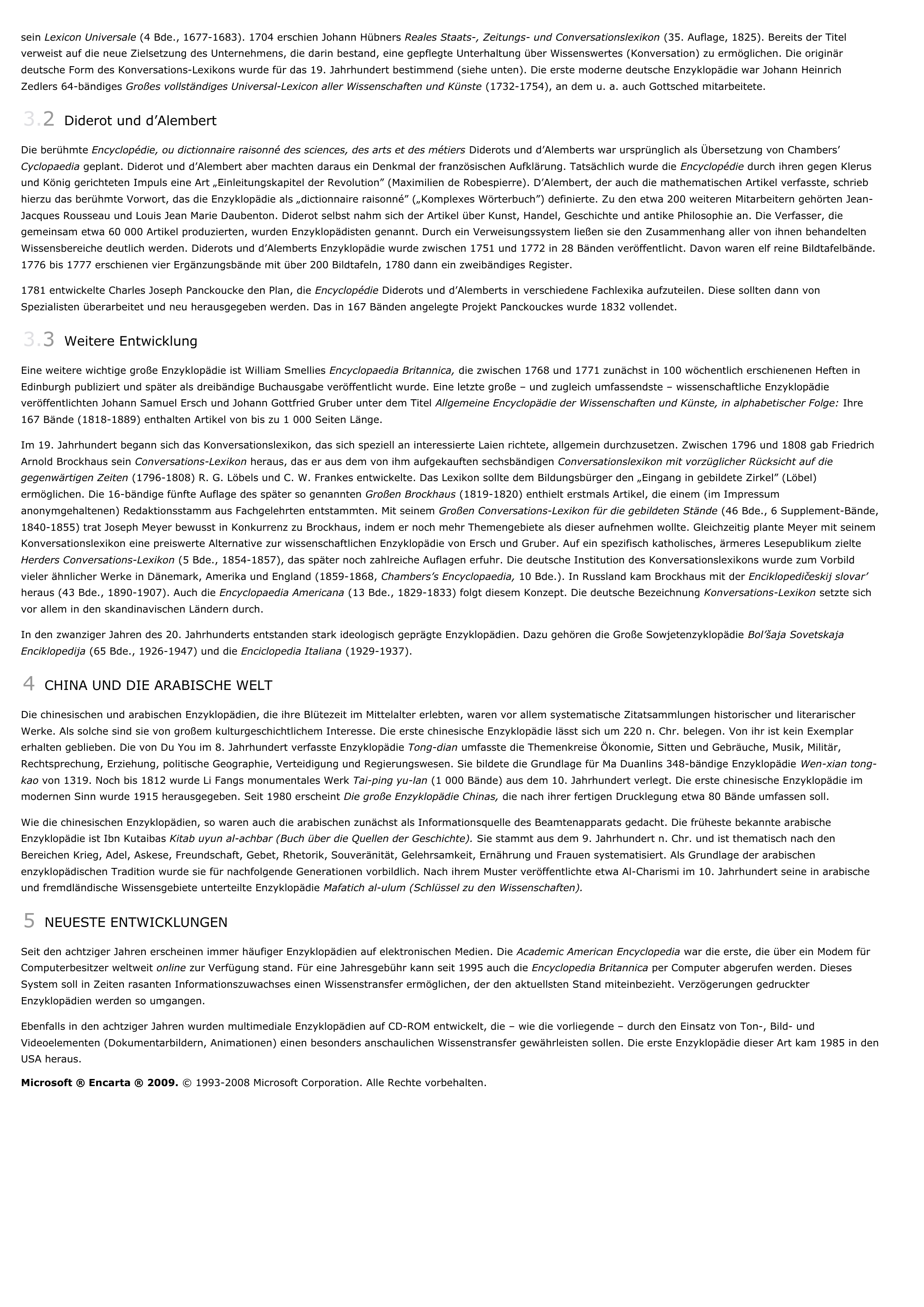 Prévisualisation du document Enzyklopädie (Sprache & Litteratur).