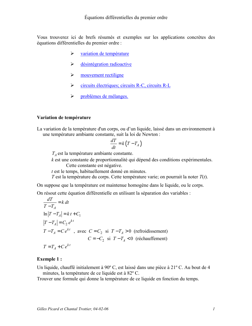 Prévisualisation du document équation différentielles