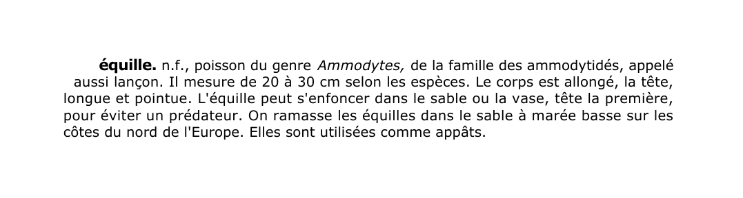 Prévisualisation du document équille.