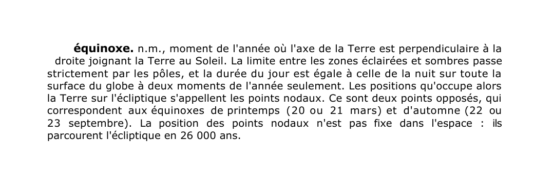 Prévisualisation du document équinoxe.