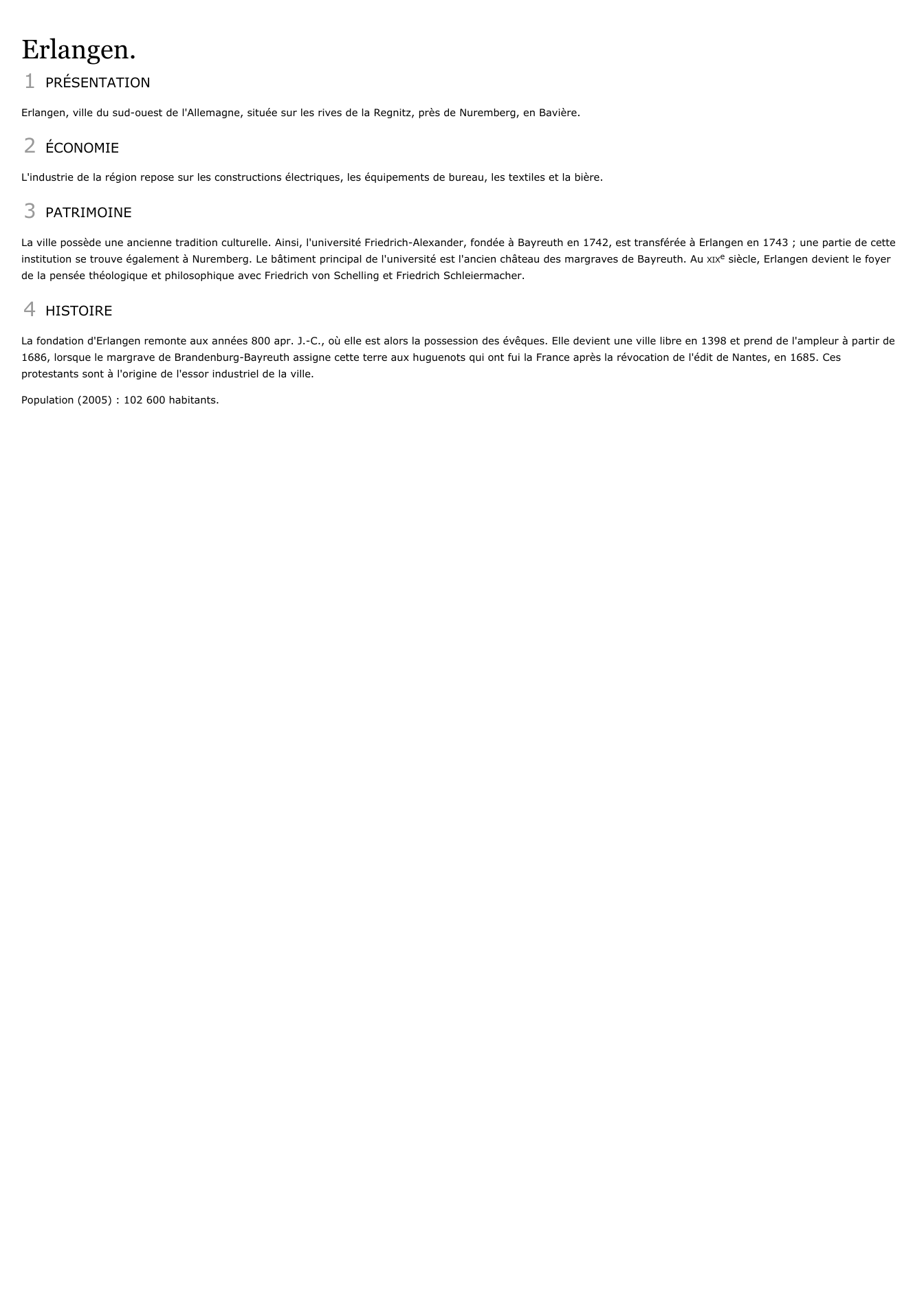 Prévisualisation du document Erlangen.