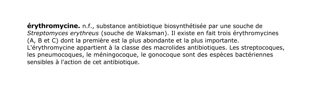 Prévisualisation du document érythromycine.