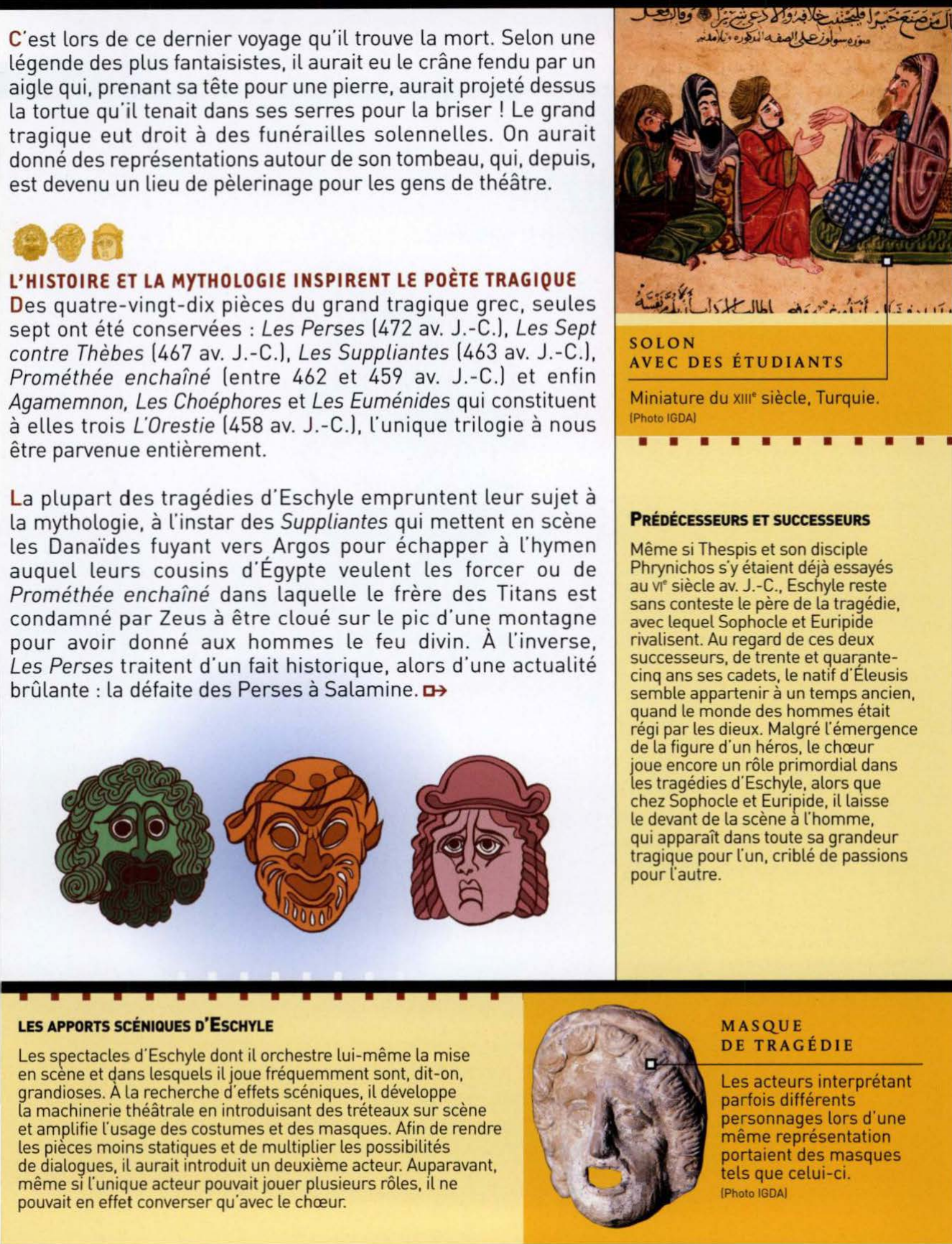 Prévisualisation du document ESCHYLE : Le père de la tragédie