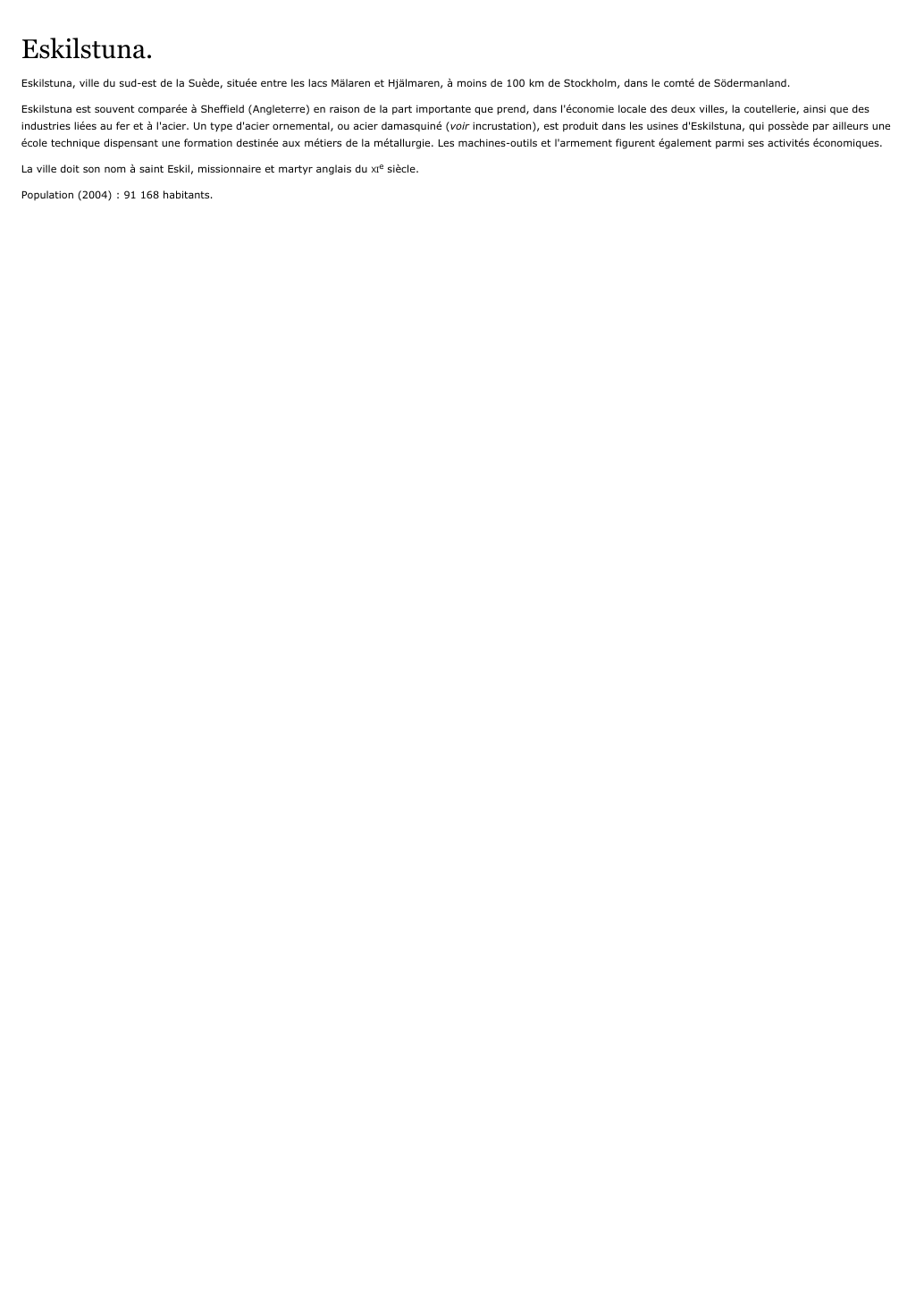Prévisualisation du document Eskilstuna.