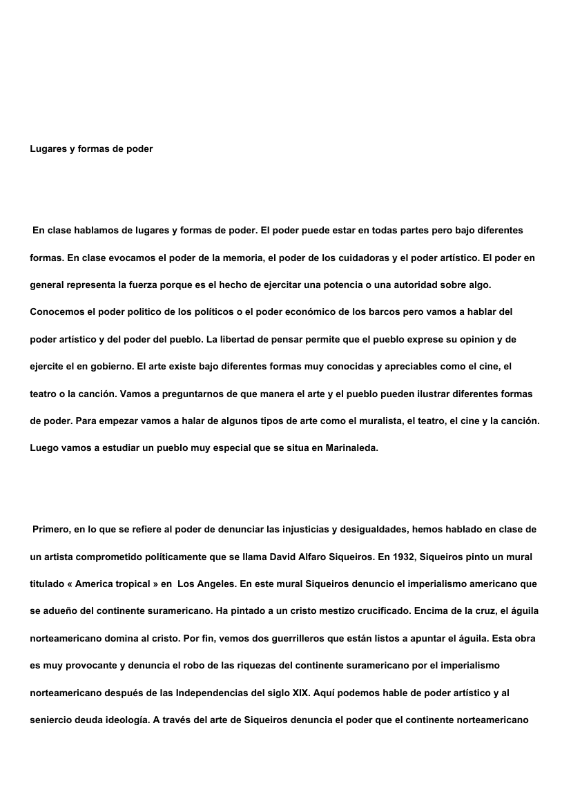 Prévisualisation du document Espagnol