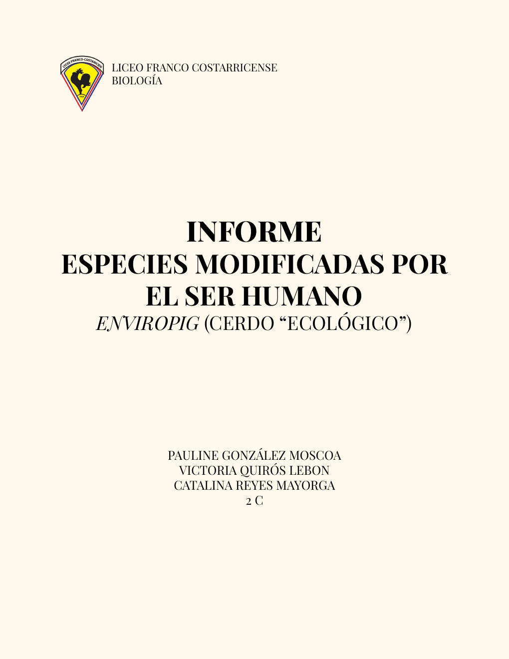 Prévisualisation du document ESPECIES MODIFICADAS POR EL SER HUMANO ENVIROPIG (CERDO “ECOLÓGICO”)
