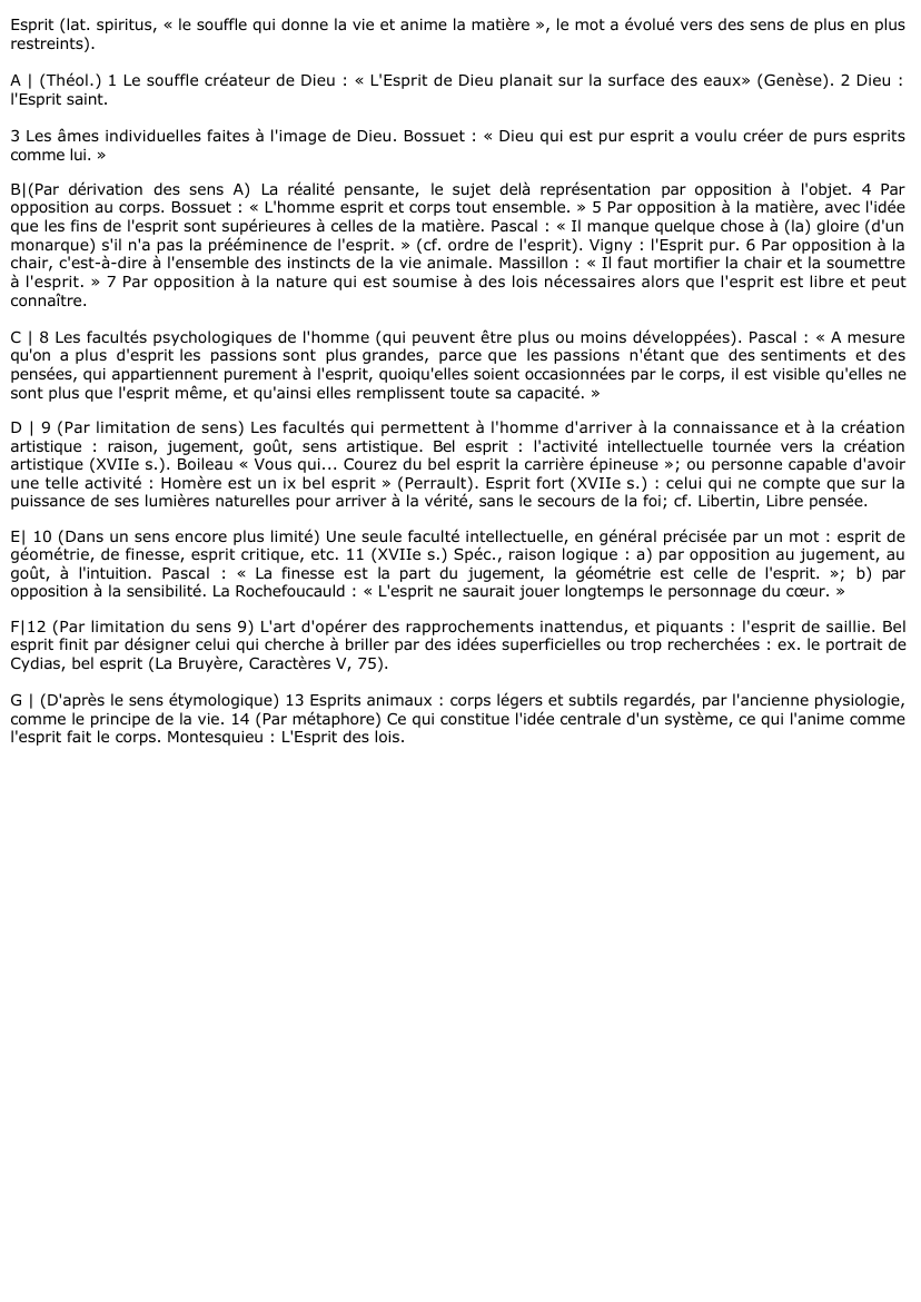 Prévisualisation du document Esprit (lat. spiritus)