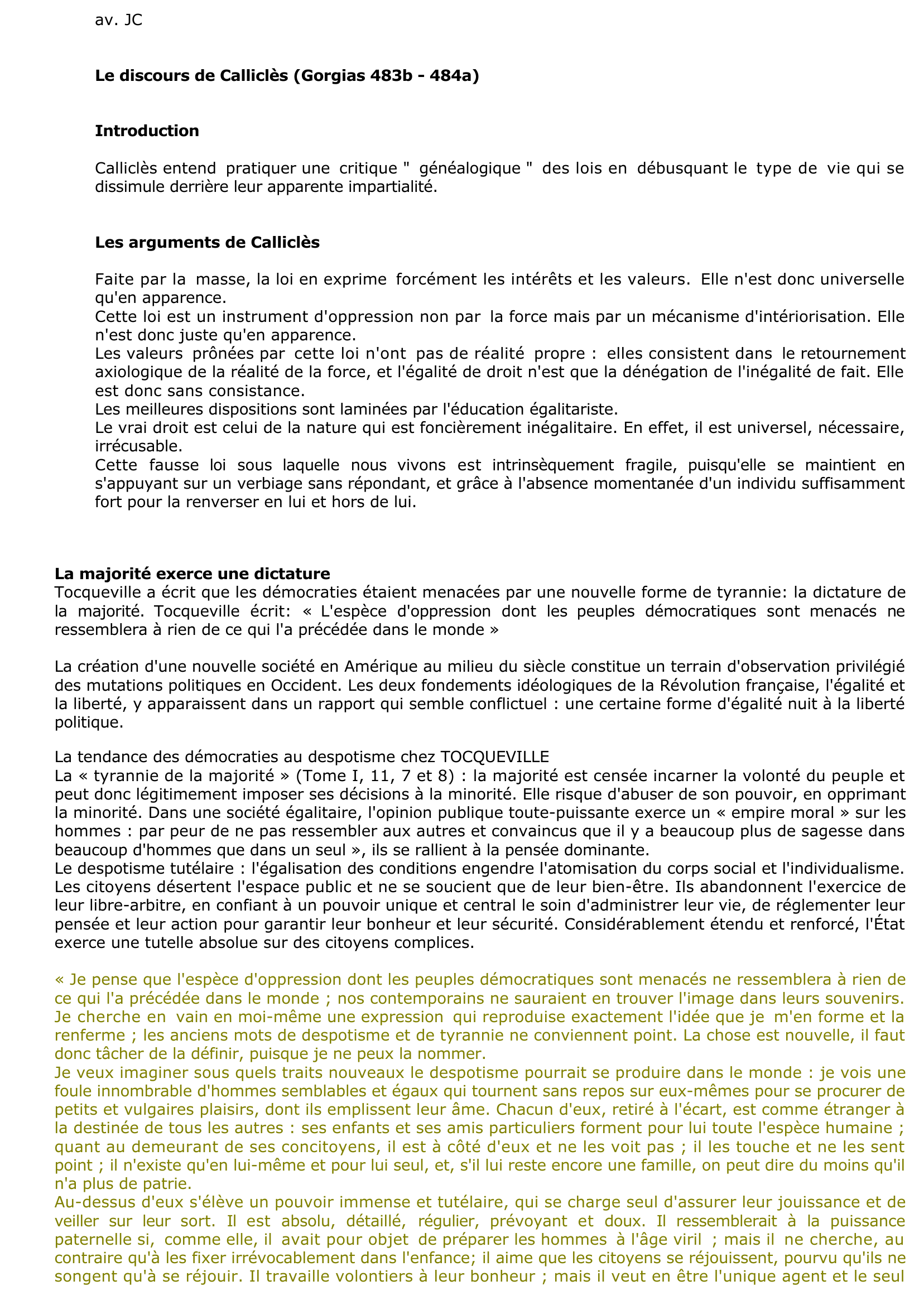 Prévisualisation du document Est-ce la volonté du plus grand nombre qui fonde le droit 	?