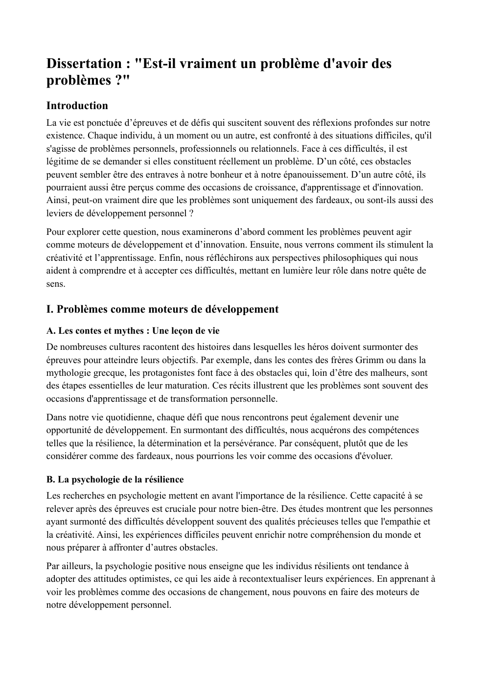 Prévisualisation du document Est-il vraiment un problème d'avoir des problèmes ?