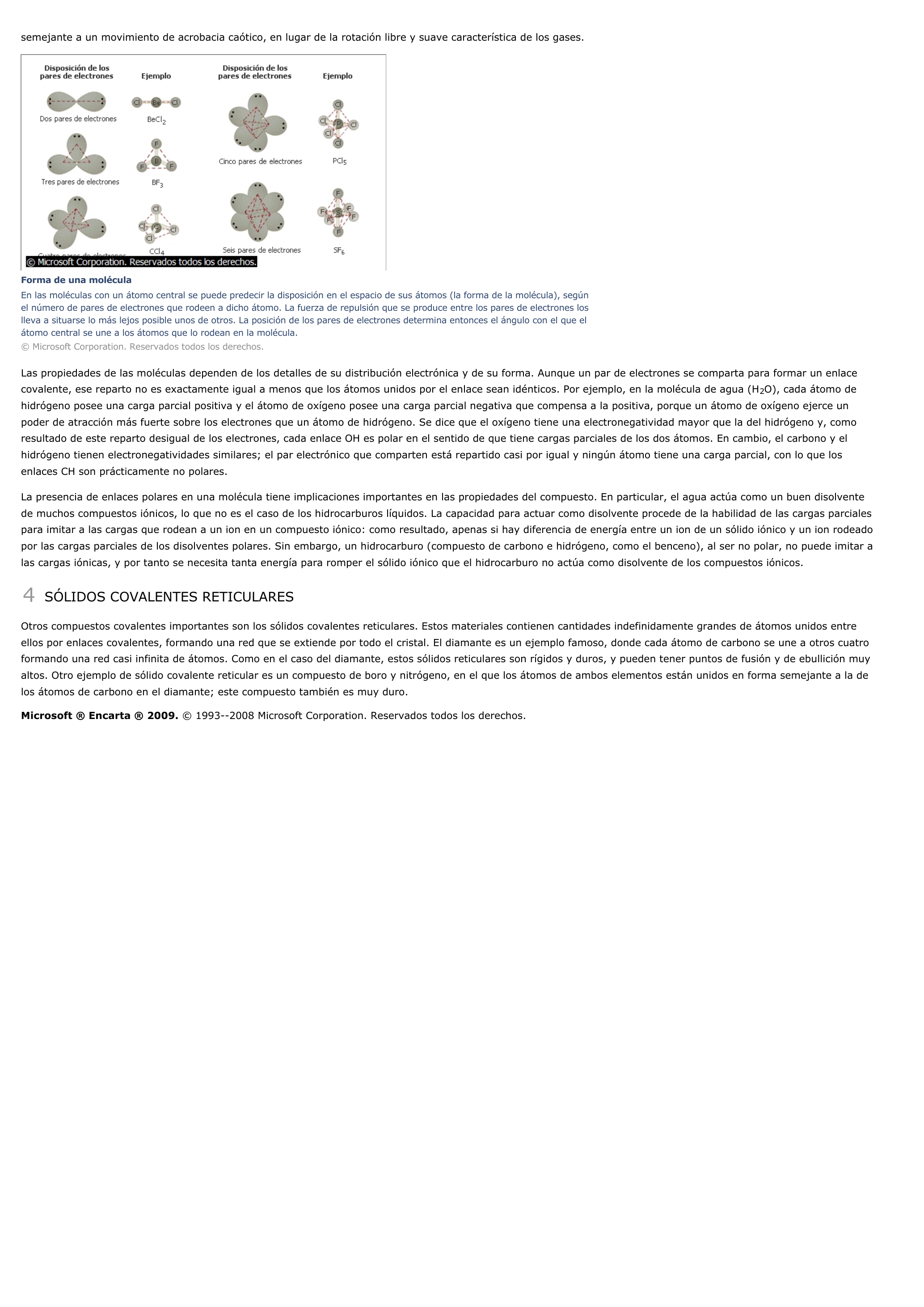 Prévisualisation du document Estructura molecular - ciencia y tecnologia.