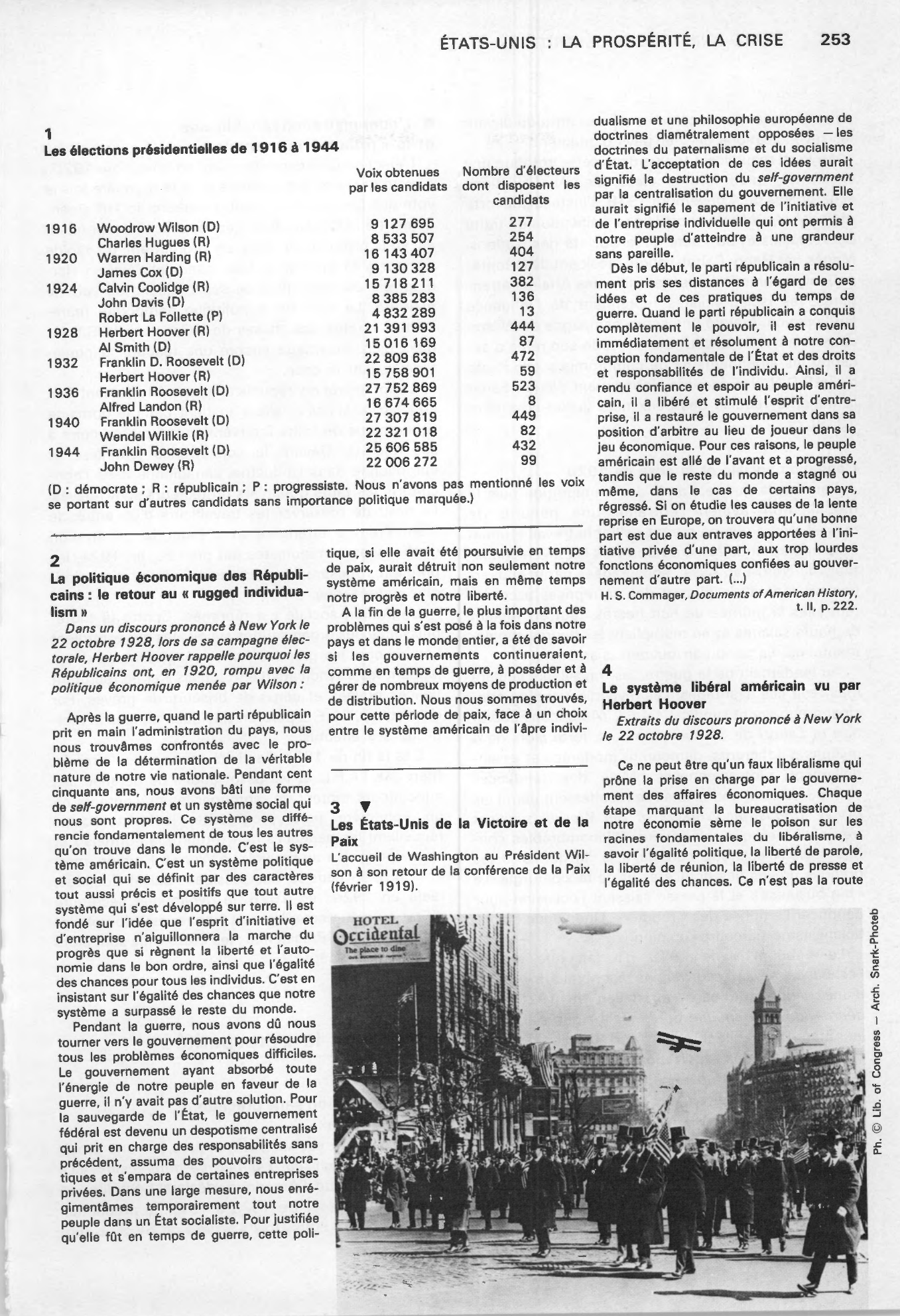 Prévisualisation du document ÉTATS-UNIS DE LA PROSPÉRITÉ, ÉTATS-UNIS DE LA CRISE de 1929 (Histoire)