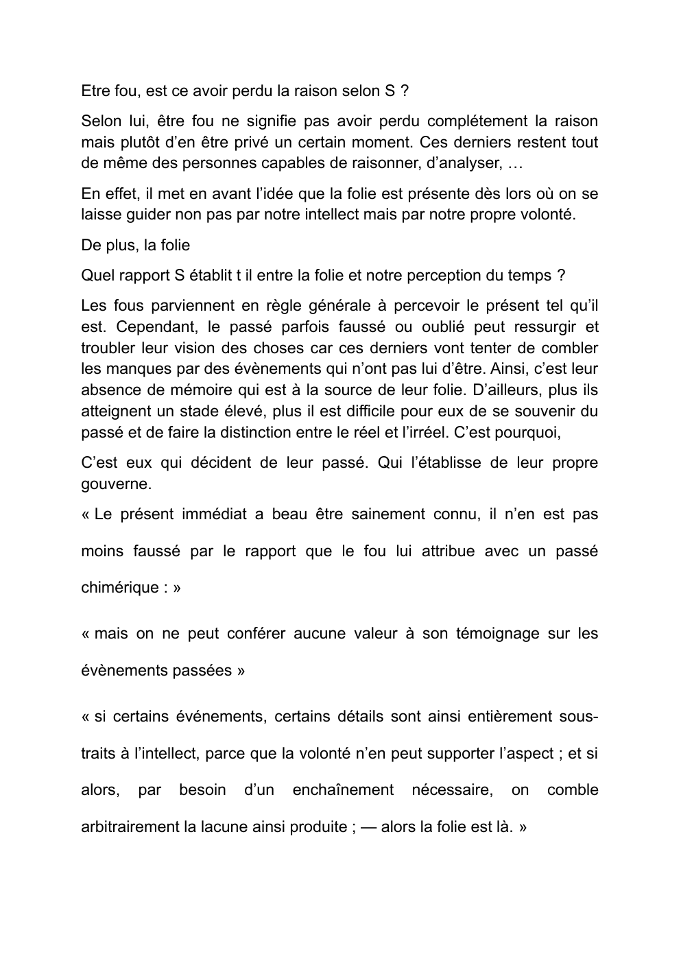 Prévisualisation du document Être fou est-ce avoir perdu la raison?