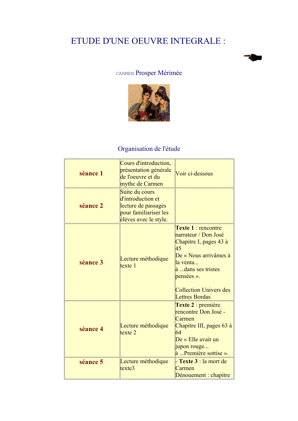 Prévisualisation du document étude Carmen de Georges Bizet (1838 - 1875)