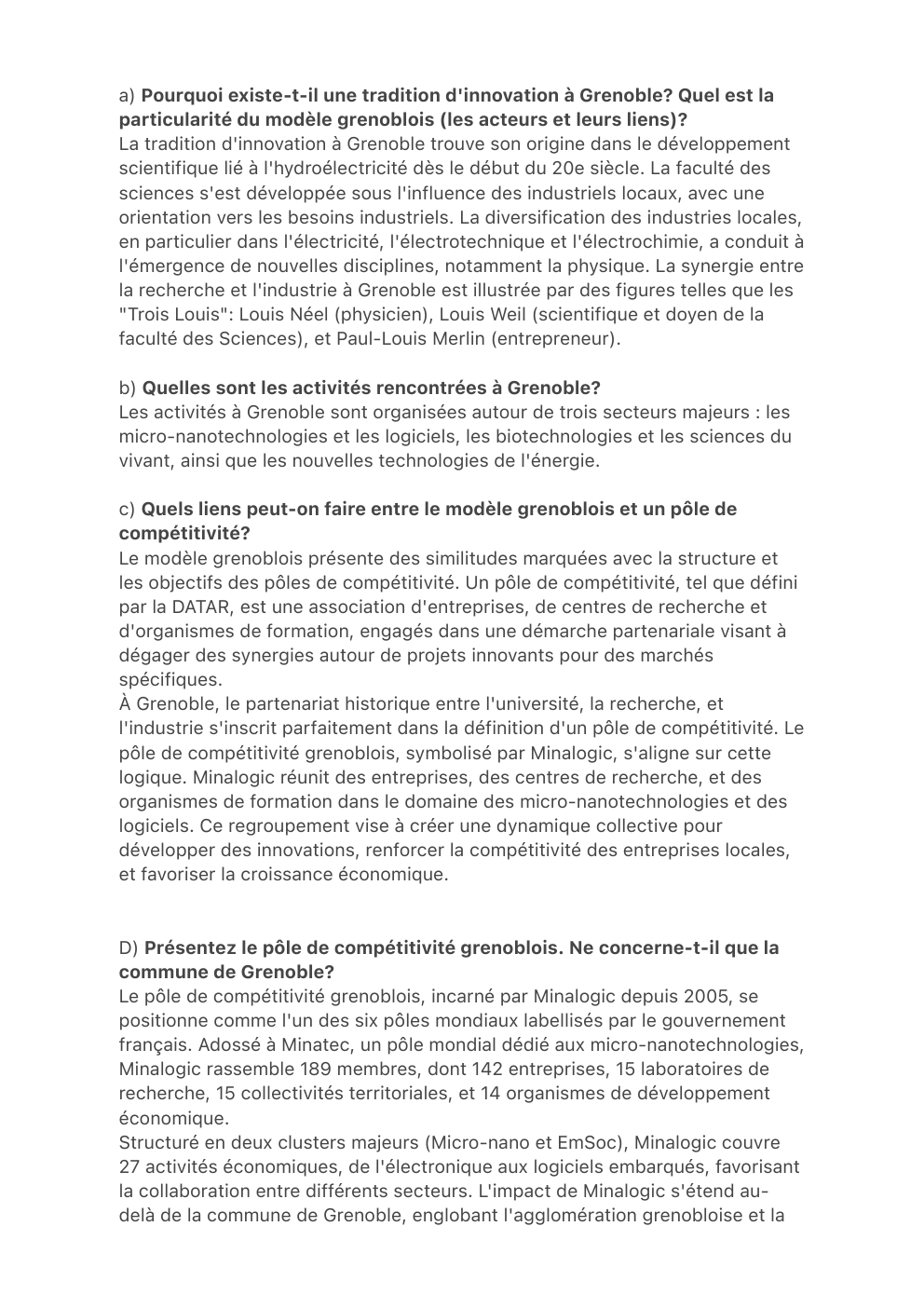 Prévisualisation du document Etude de cas de Grenoble , un pole de compétitivité