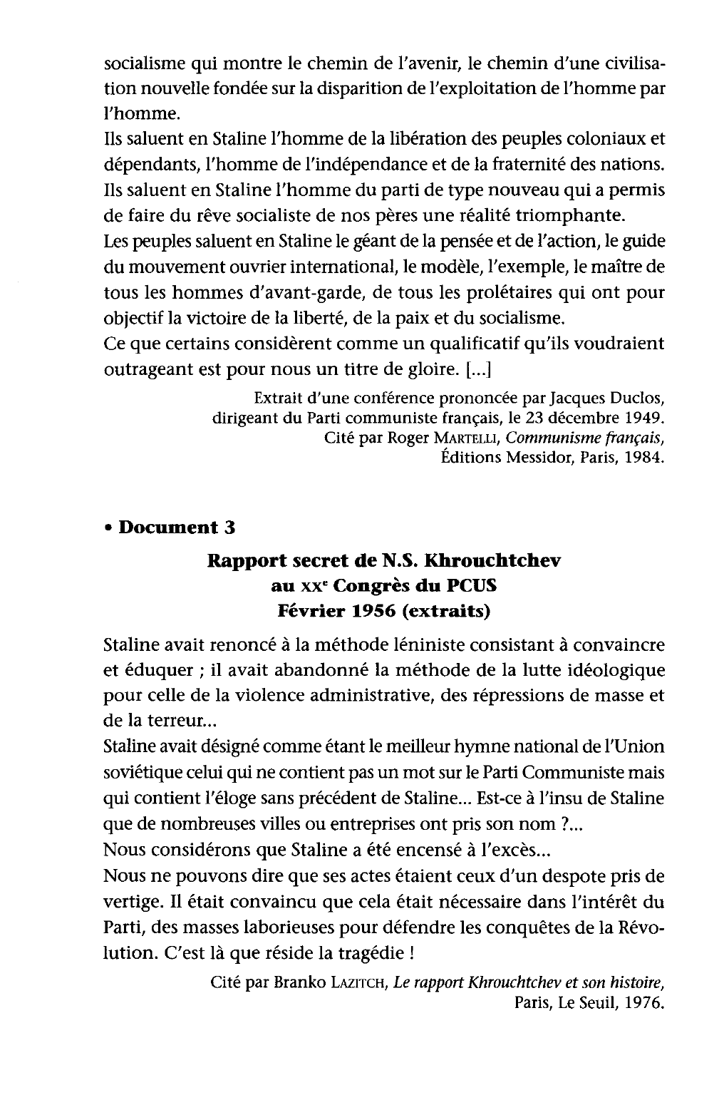 Prévisualisation du document Étude de documents Le modèle soviétique, projets et réalités (1945 - 1991)