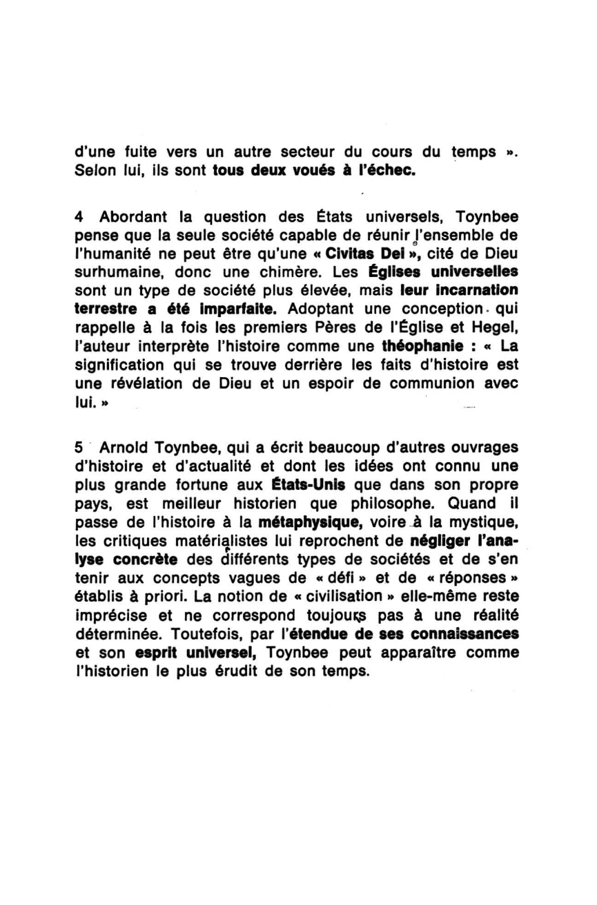 Prévisualisation du document Etude de l'histoire de Toynbee (Arnold)