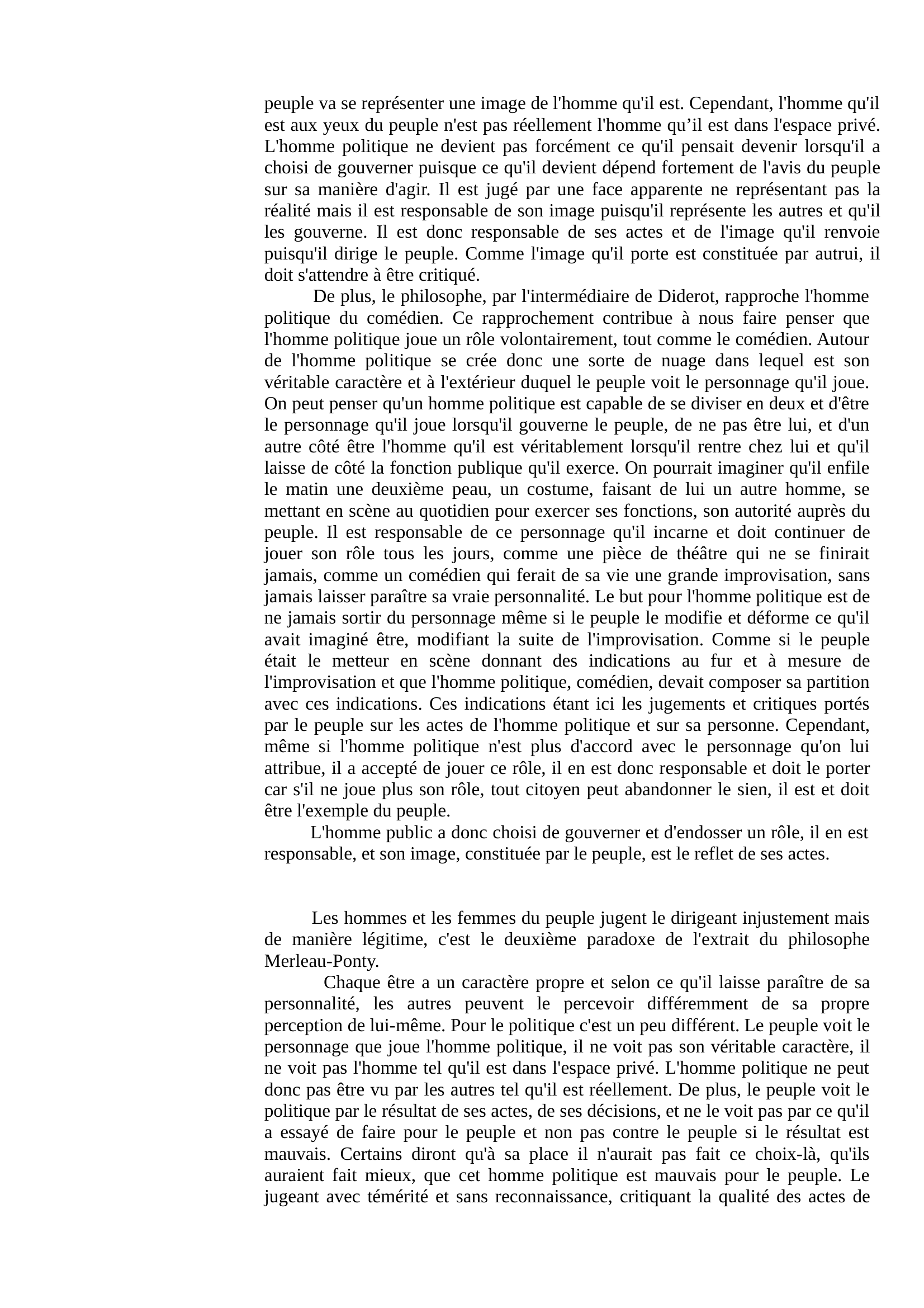 Prévisualisation du document Etude de texte Merleau-Ponty